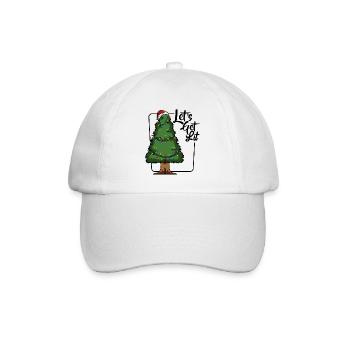 Weihnachtsbaum - Baseballkappe - Weiß/Weiß - Vorne