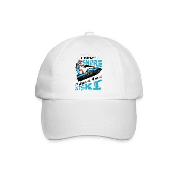 Jetski - Baseballkappe - Weiß/Weiß - Vorne