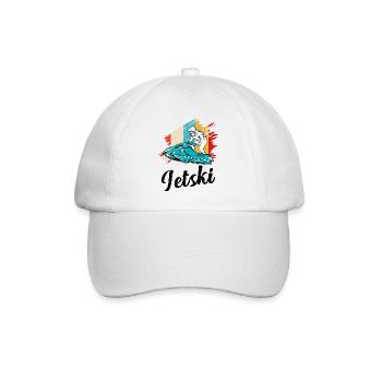 Jetski - Baseballkappe - Weiß/Weiß - Vorne