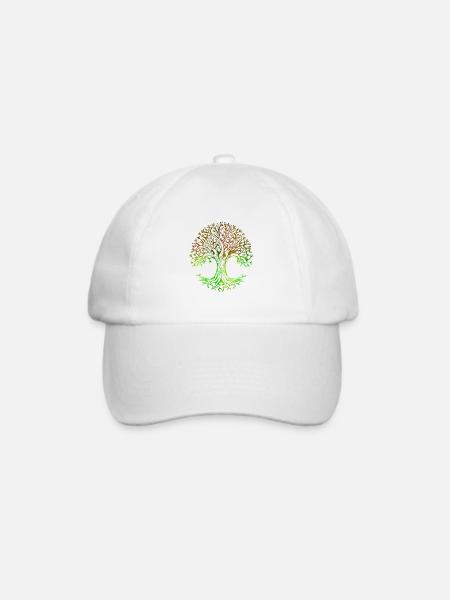 Tree is Life - Baseballkappe - Weiß/Weiß