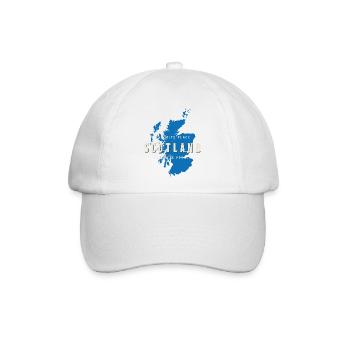 Scotland: Favorite Place, Favorite People - Baseballkappe - Weiß/Weiß - Vorne