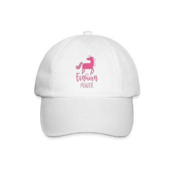 EINHORN POWER - Baseballkappe - Weiß/Weiß - Vorne
