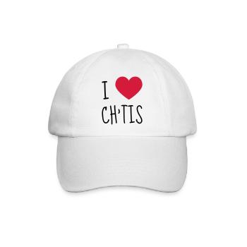Ch'ti / Nord / Chti / Ch'ti mi / Nordiste - Baseballkappe - Weiß/Weiß - Vorne