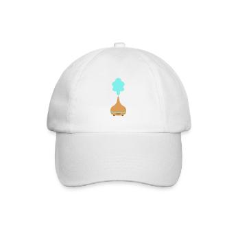 Aroma Diffuser / Duftlampe / Raumbefeuchter - Baseballkappe - Weiß/Weiß - Vorne