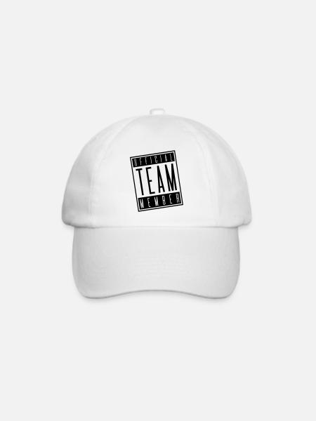 team member official - Baseballkappe - Weiß/Weiß