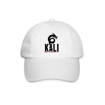 Kali Linux Offensive Security Pentest - Baseballkappe - Weiß/Weiß - Vorne