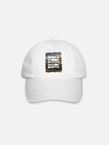 Backpacker - Baseballkappe - Weiß/Weiß