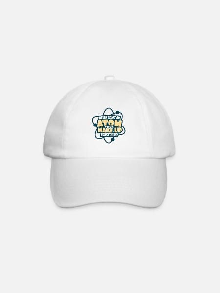 Student Nerd - Baseballkappe - Weiß/Weiß