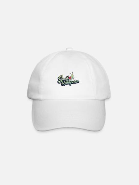Schnecke - Baseballkappe - Weiß/Weiß