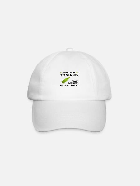 Trainer Von Diesen Flaschen - Baseballkappe - Weiß/Weiß