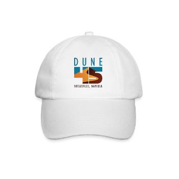 Dune 45 - Sossusvlei, Namibia - Baseballkappe - Weiß/Weiß - Vorne