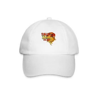 Vögel beobachten, Geschenk Vögel beobachten - Baseballkappe - Weiß/Weiß - Vorne