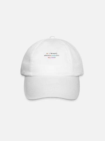 Informatiker - Baseballkappe - Weiß/Weiß