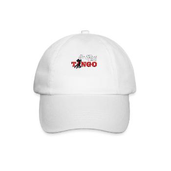 Tango, Tango Tänzer - Baseballkappe - Weiß/Weiß - Vorne