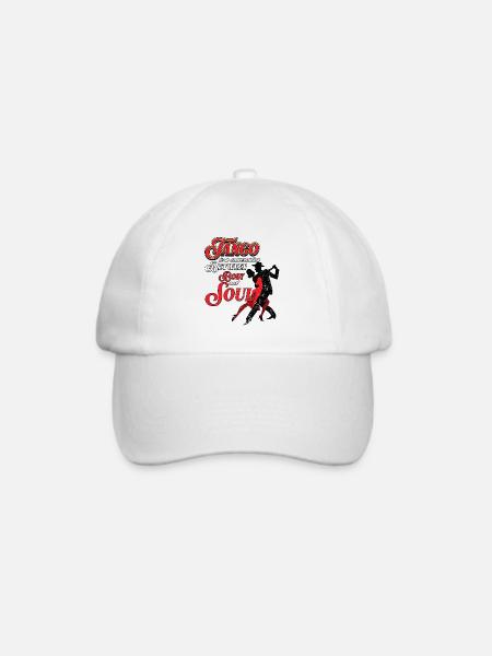 Tango, Tango Tänzer - Baseballkappe - Weiß/Weiß