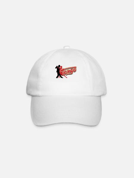 Tango, Tango Tänzer - Baseballkappe - Weiß/Weiß