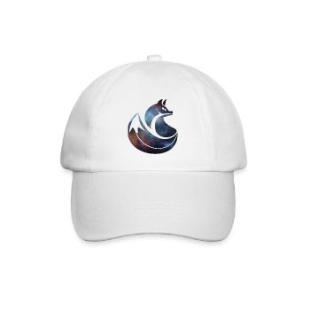 fox star constellation | Sternzeichen Fuchs - Baseballkappe - Weiß/Weiß - Vorne