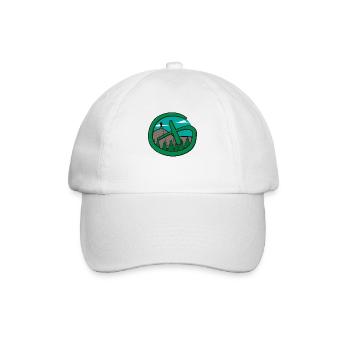 Geocacher Geschenk Geocaching Schatzsuche Gps Schn - Baseballkappe - Weiß/Weiß - Vorne
