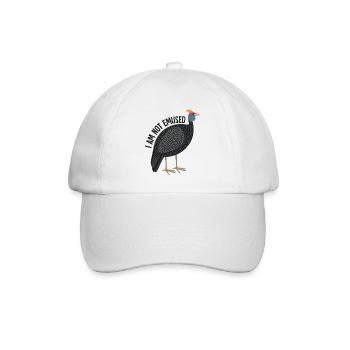 Emu Vogel lustiger Spruch - Baseballkappe - Weiß/Weiß - Vorne