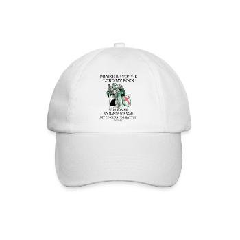 Tempelritter Spruch Templer Tempel Ritter Zitat - Baseballkappe - Weiß/Weiß - Vorne