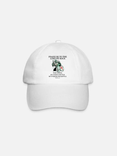 Tempelritter Spruch Templer Tempel Ritter Zitat - Baseballkappe - Weiß/Weiß