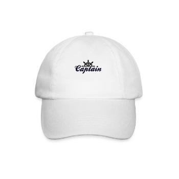 Captain Kapitän - Baseballkappe - Weiß/Weiß - Vorne