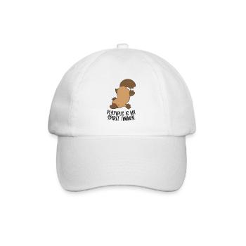 Schnabeltier ist mein Lieblingstier Niedliches - Baseballkappe - Weiß/Weiß - Vorne