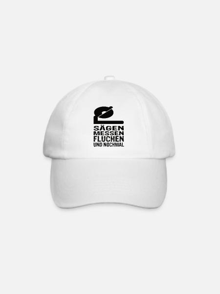 Handwerker - Baseballkappe - Weiß/Weiß