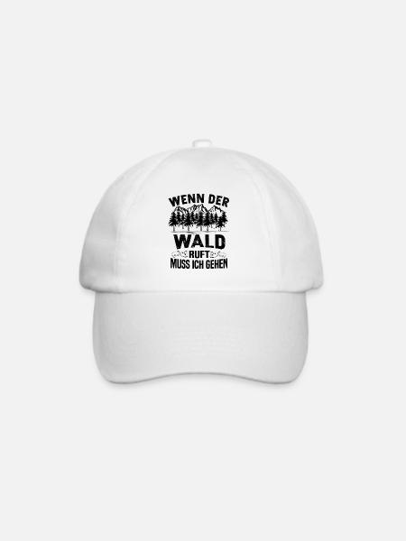 Forstwirt Förster Kettensäge Waldarbeiter - Baseballkappe - Weiß/Weiß