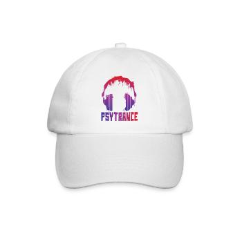 Goa psychedelisches Trance-Psytrance-Festival - Baseballkappe - Weiß/Weiß - Vorne