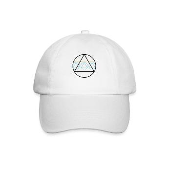 AA Alcoholics Anonymous Anonyme Alkoholiker - Baseballkappe - Weiß/Weiß - Vorne