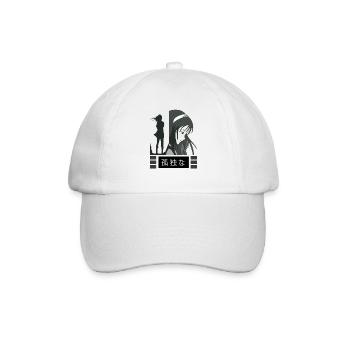 Anime, Anime creepy, Anime weeaboo - Baseballkappe - Weiß/Weiß - Vorne