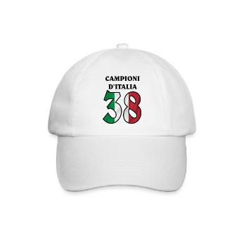 Campioni D'Italia - Baseballkappe - Weiß/Weiß - Vorne