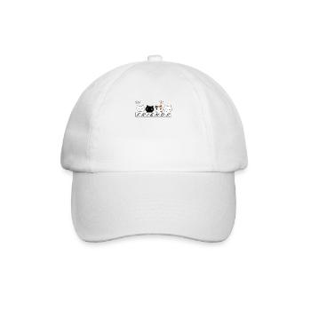 Freunde Lustige Katzen Designs sweet Cats Damen - Baseballkappe - Weiß/Weiß - Vorne