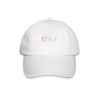 Style - Baseballkappe - Weiß/Weiß - Vorne