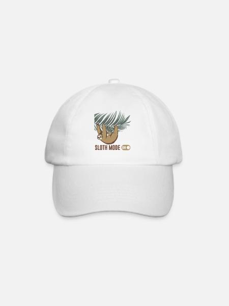 Sloth - Baseballkappe - Weiß/Weiß