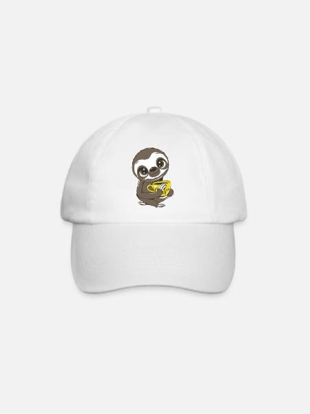 Sloth - Baseballkappe - Weiß/Weiß