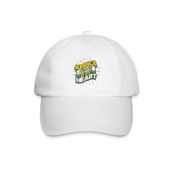 Afrika - Baseballkappe - Weiß/Weiß - Vorne