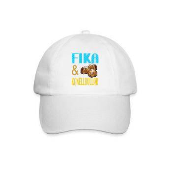 Fika - Baseballkappe - Weiß/Weiß - Vorne