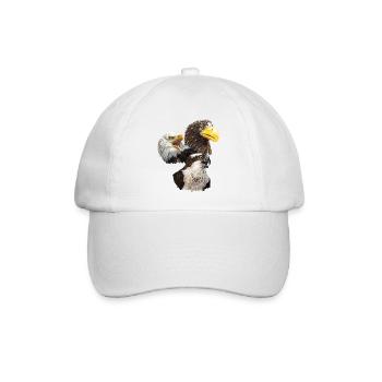 Raubvögel - Baseballkappe - Weiß/Weiß - Vorne