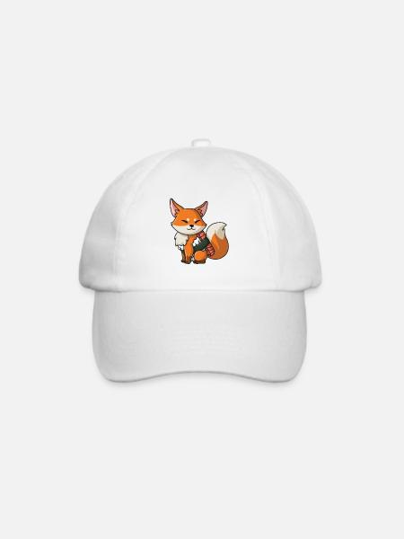Sushi Fuchs japanische Sushi Damen - Baseballkappe - Weiß/Weiß
