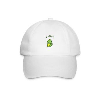 Gruseliger süßer Halloween-Drache - Baseballkappe - Weiß/Weiß - Vorne