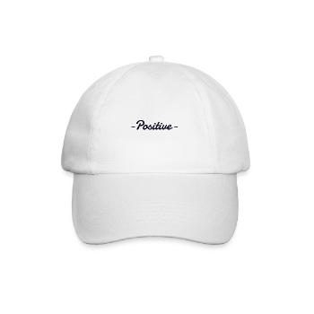 Positiv - Baseballkappe - Weiß/Weiß - Vorne