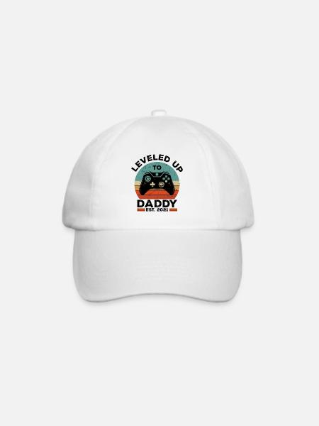 Papa 2021 - Baseballkappe - Weiß/Weiß