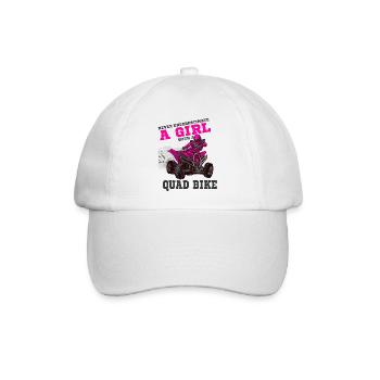 Quad - Baseballkappe - Weiß/Weiß - Vorne