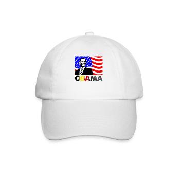 Barrack Obama Black Lives Angelegenheit American Flag Fun - Baseballkappe - Weiß/Weiß - Vorne