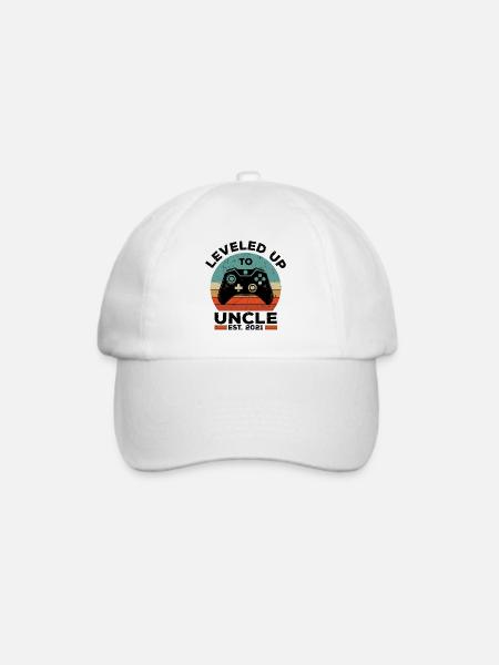 Onkel 2021 - Baseballkappe - Weiß/Weiß