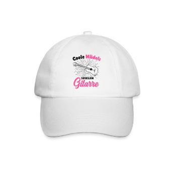 Gitarre - Baseballkappe - Weiß/Weiß - Vorne