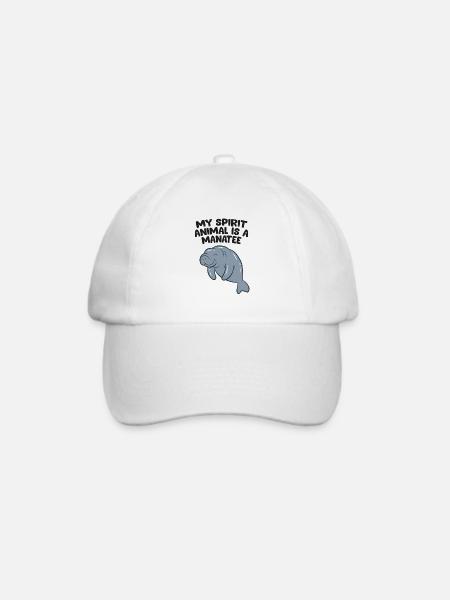 Seekühe Sind Meine Lieblingstiere - Baseballkappe - Weiß/Weiß