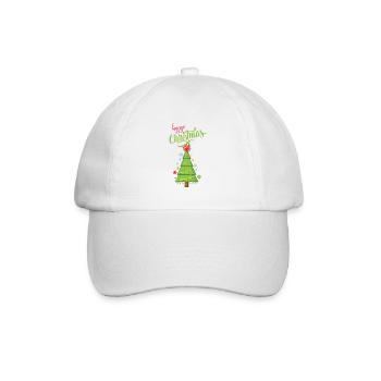 Hygge Christmas - Baseballkappe - Weiß/Weiß - Vorne